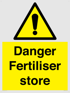 Danger Fertiliser store